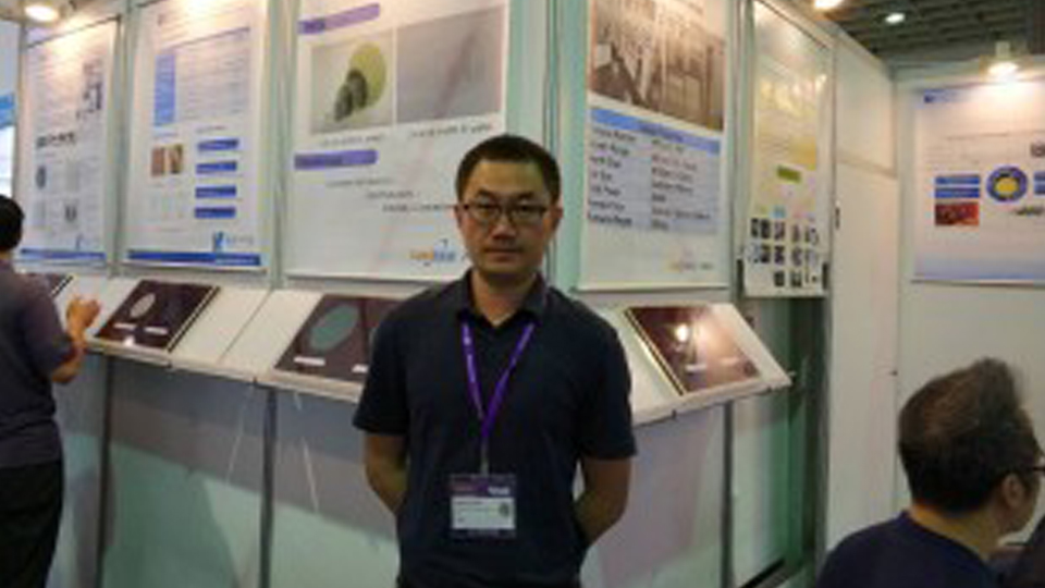 天科合达公司副总经理黄志伟先生一行出席台湾2017 SEMICON展会 
